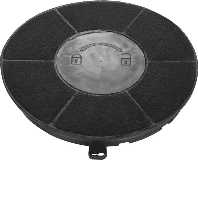 250x55 mm Sirkelformet kullfilter