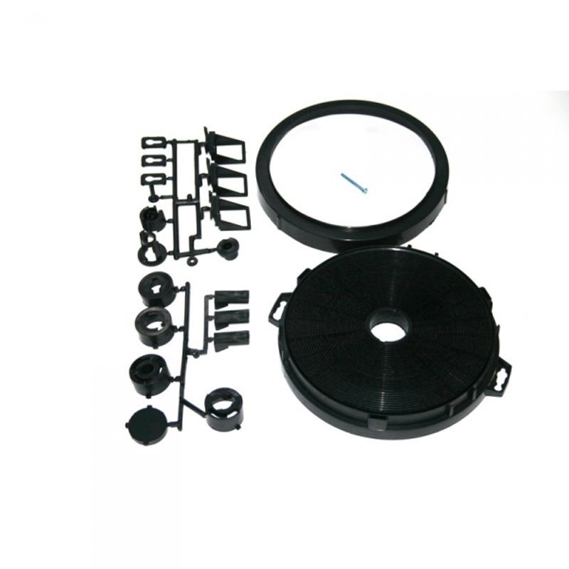 210x55 mm Sirkelformet kullfilter 