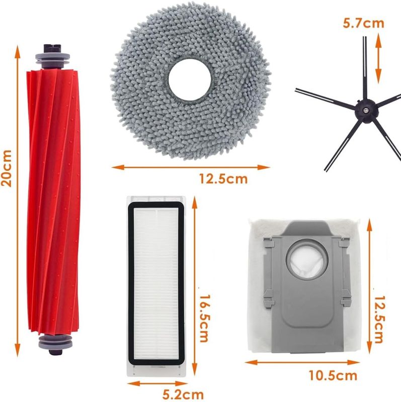 Q Revo Roborock tilbehørssett med støvsugerposer