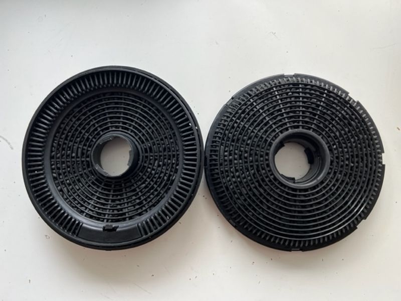 163x35 mm Sirkelformet kullfilter