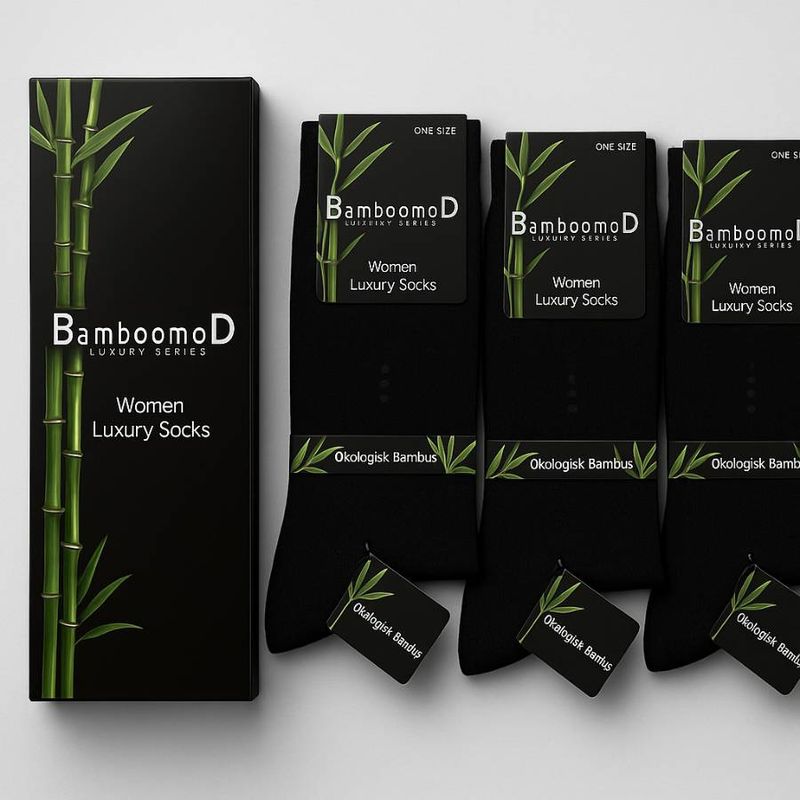 3 pack Luxury Bambus sokker Dame/Herre (liten str)