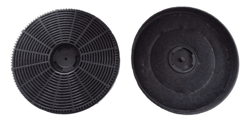 160x30 mm Sirkelformet kullfilter